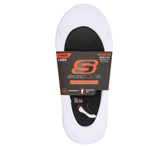 Skechers 5 Pack Non Terry Solid Liner Socks