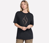 Skechers Gold Splatter Diamond Short Sleeve Tee