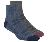 Skechers Mens Trail Quarter Coolmax Socks - 2 Pack