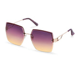 Skechers Oversized Rimless Square Sunglasses