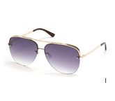 Skechers Semi-Rimless Metal Aviator