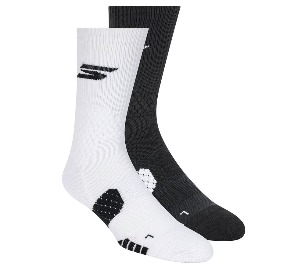 Skechers 2 Pack Performance Basketball Crew Socks
