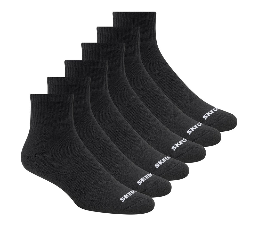 Skechers 6 Pack Core Quarter Large Socks