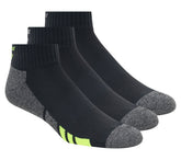 Skechers 3 Pack Men's Half Terry Quarter Crew Socks
