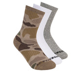 Skechers 3 Pack Boys' Crew Camo Socks