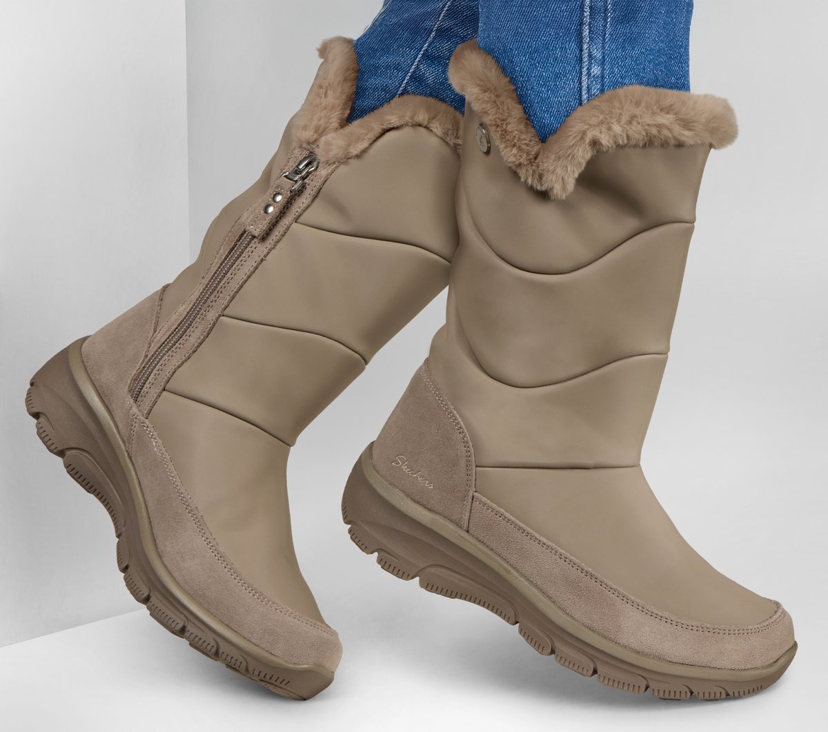 Skechers Waterproof Relaxed Fit: Easy Going - Snow Chillin