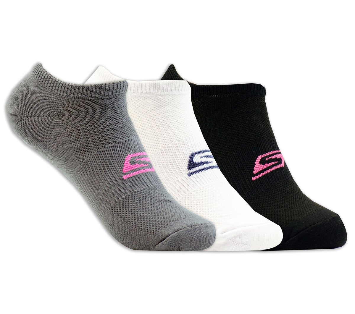 Skechers 3 Pack No Show Stretch Socks