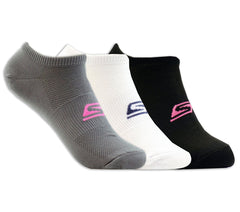 Skechers 3 Pack No Show Stretch Socks