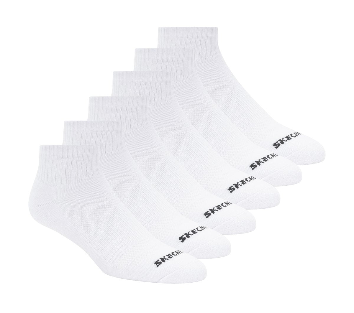 Skechers 6 Pack Core Quarter Medium Socks