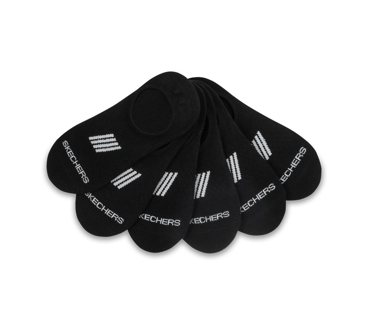 Skechers Super Soft No Show Liner Socks - 6 Pack