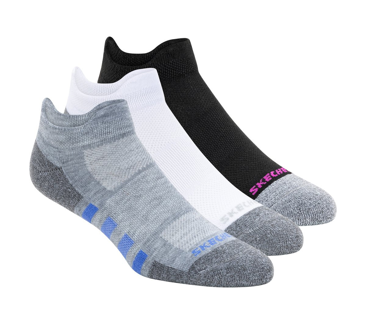 Skechers Work: Lowcut Heel Tab Socks - 3 Pack