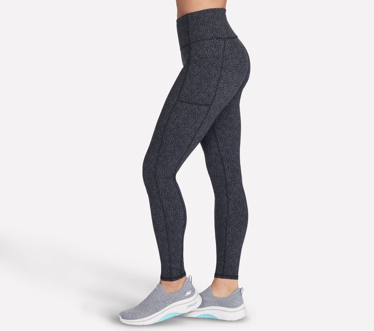 Skechers GO WALK Full Length High-Waisted Daisies Legging