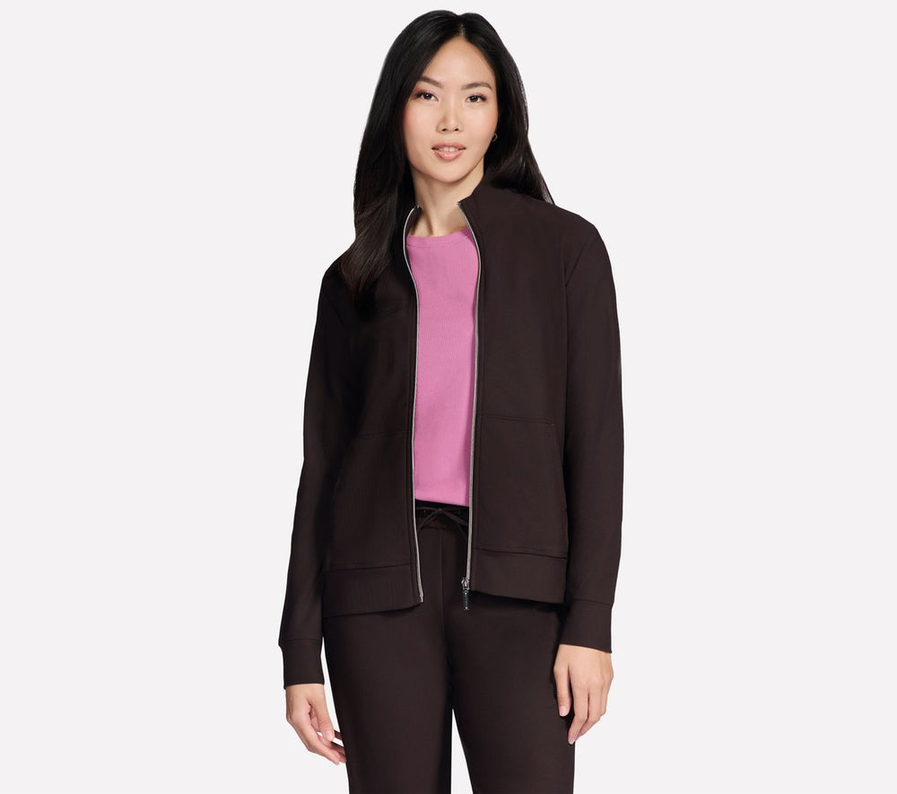 Skechers GO Luxe Rib Everyday Full Zip Jacket