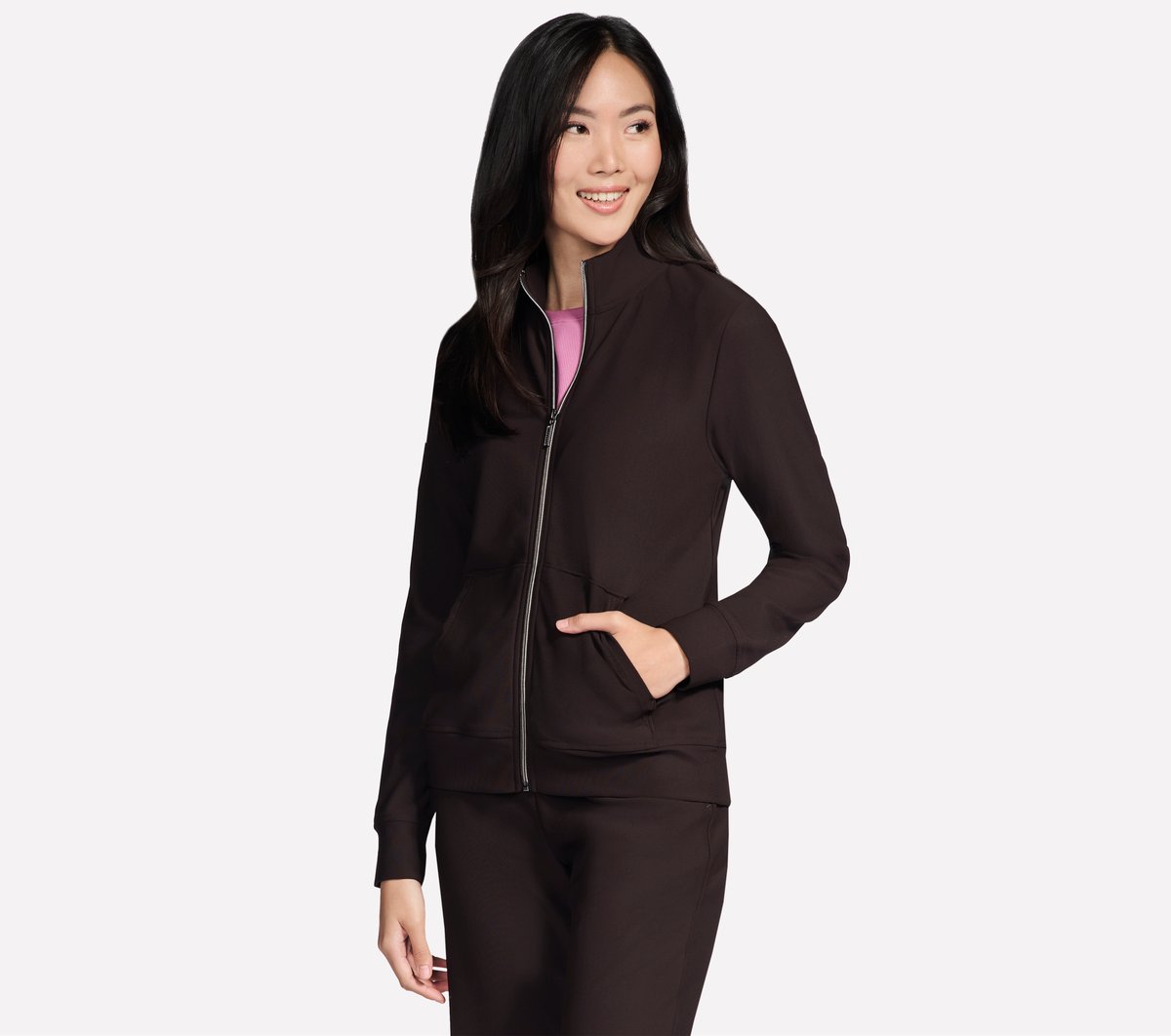 Skechers GO Luxe Rib Everyday Full Zip Jacket
