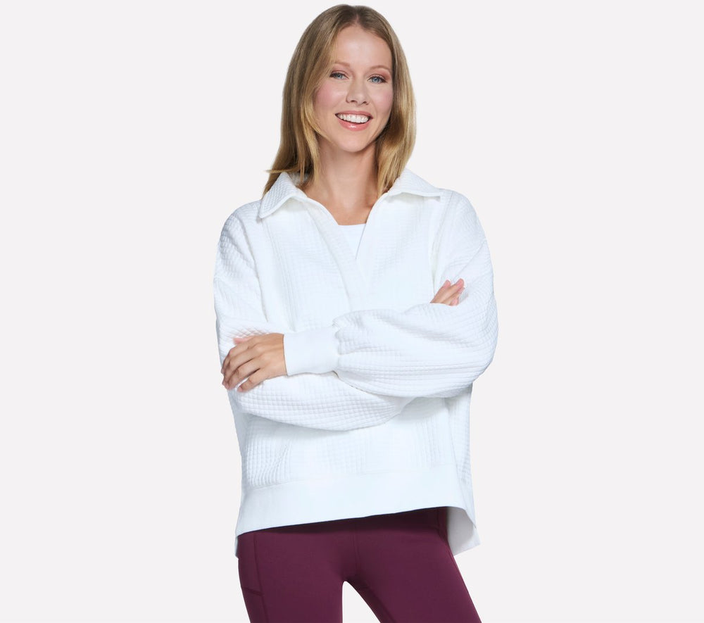 Skechers Downtown Cozy Fit Collared Long Sleeve