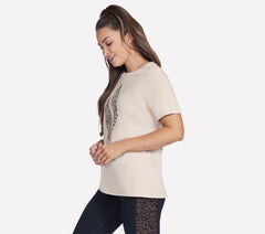 Skechers Diamond Cheetah Short Sleeve Tee