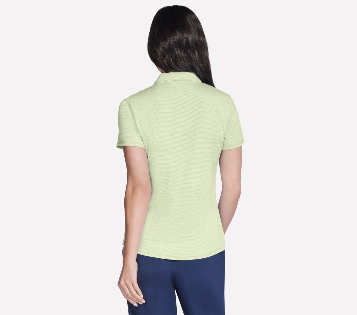 Skechers Short Sleeve On The Green Striped Polo
