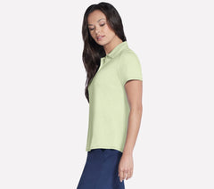 Skechers Short Sleeve On The Green Striped Polo