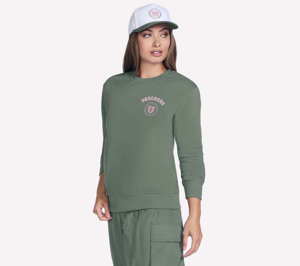 Skechers Collegiate Crest Crewneck
