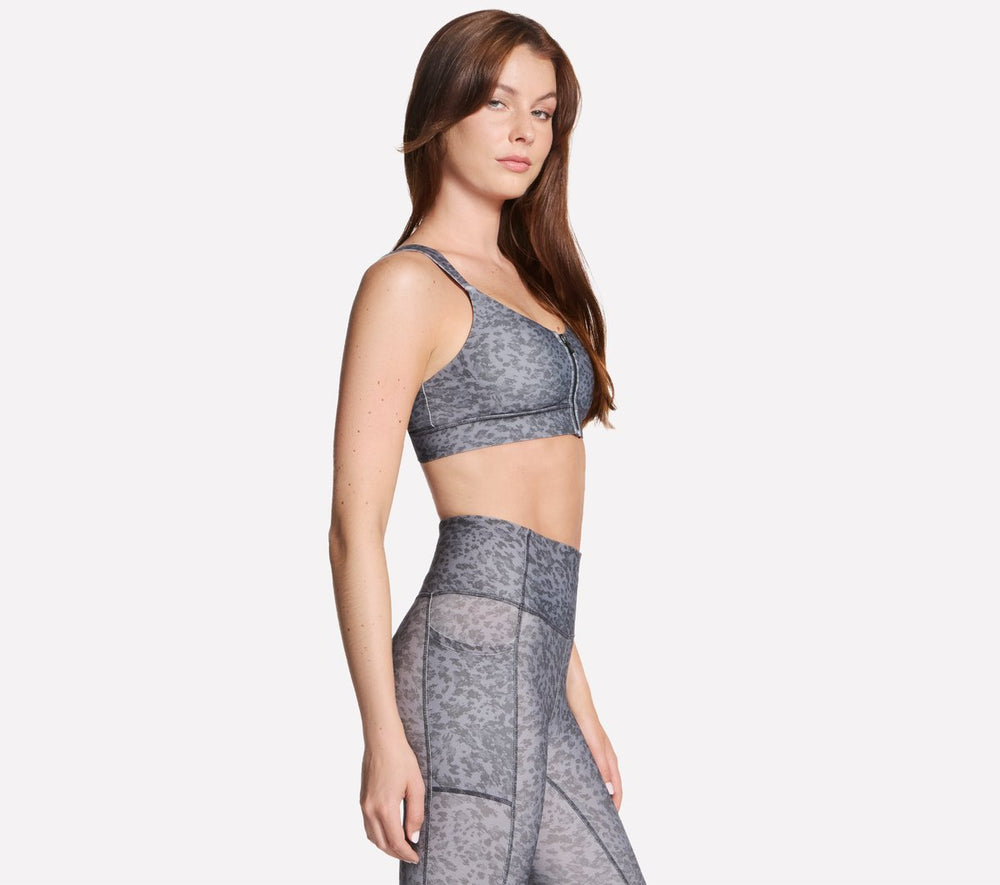 Skechers GO WALK Evolution Printed Zip Front Bra