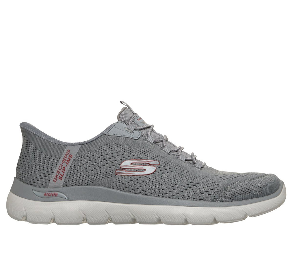 GRAY / RED,7.0,Extra Wide