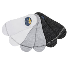 Skechers 6 Pack Men's Sneaker Liner Socks