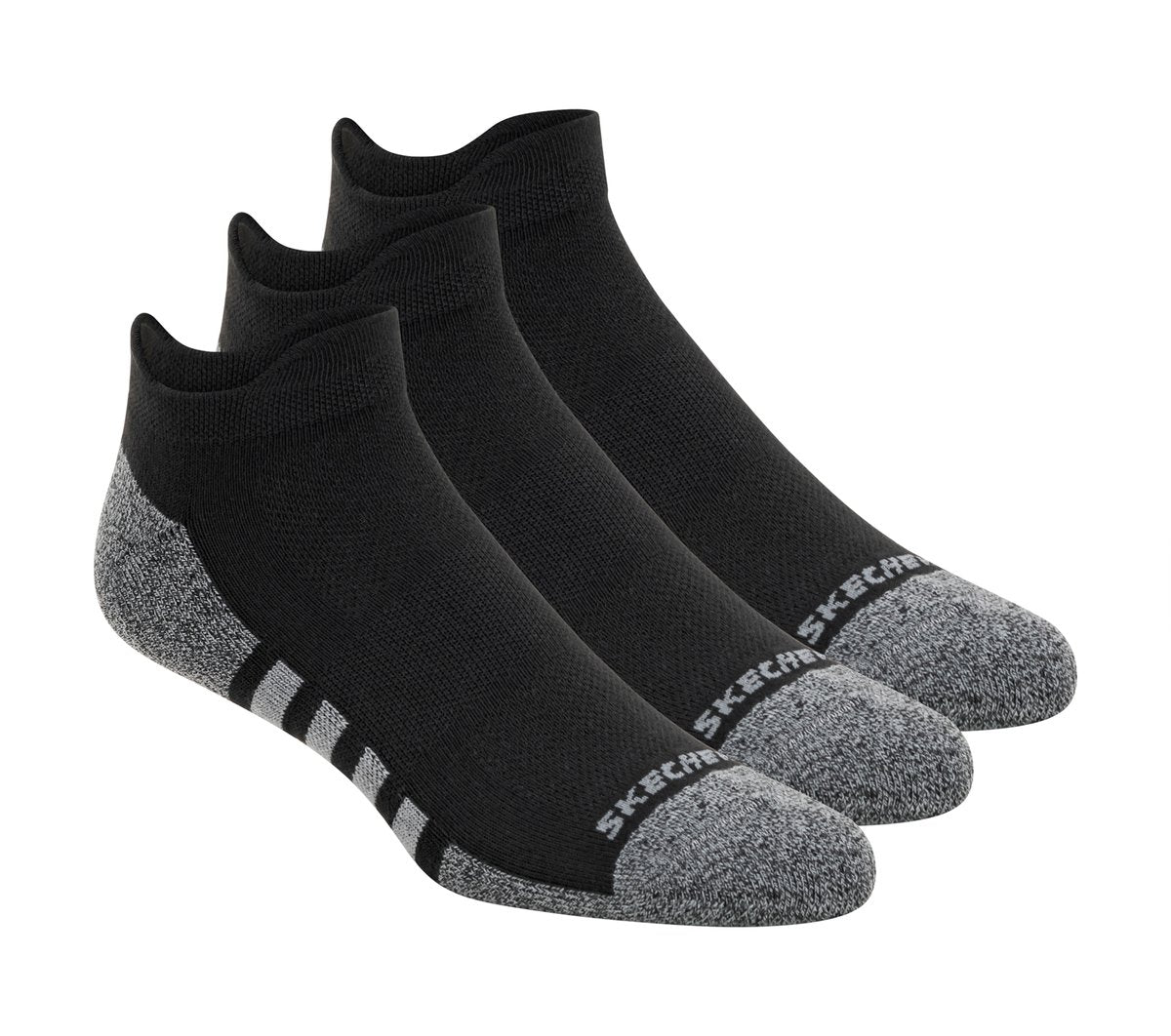 Skechers Lowcut Heel Tab Work Socks - 3 Pack