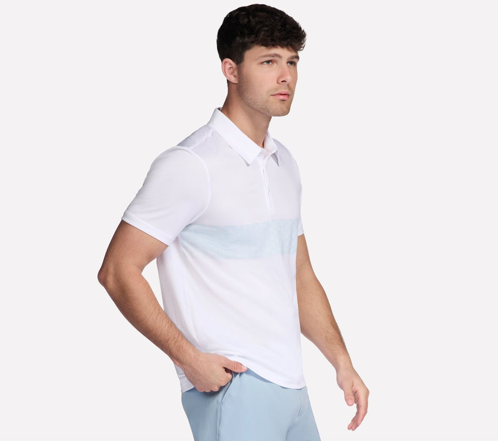 Skechers GO DRI Charge Palm Stripe Polo