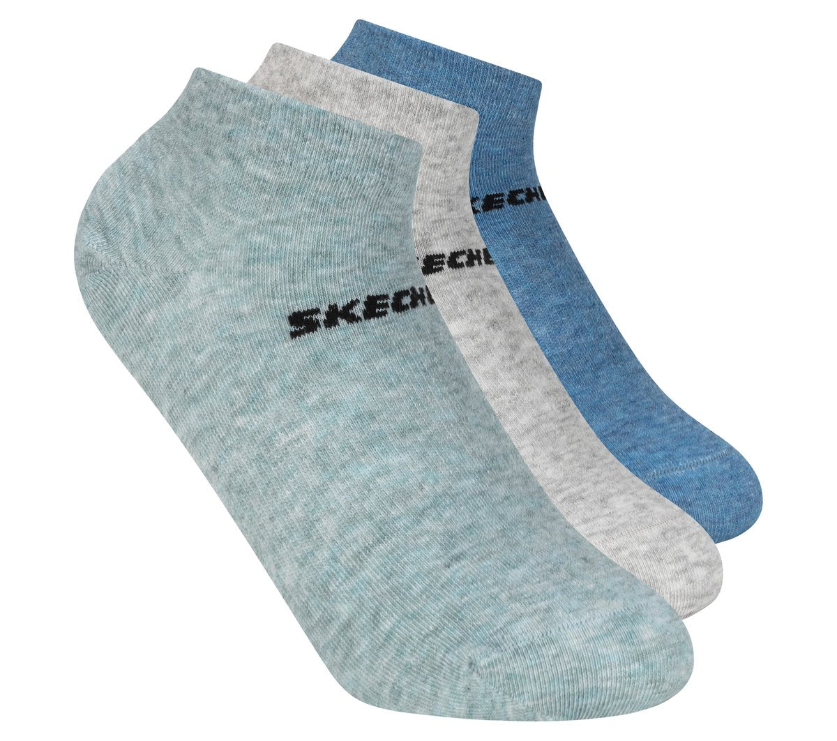 Skechers 3 Pack Boys' Low Cut Cotton Socks