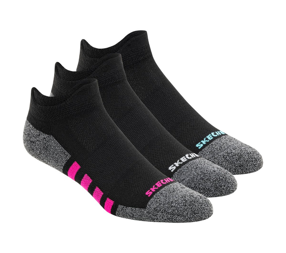 Skechers Work: Lowcut Heel Tab Socks - 3 Pack