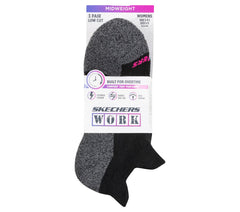 Skechers Work: Lowcut Heel Tab Socks - 3 Pack