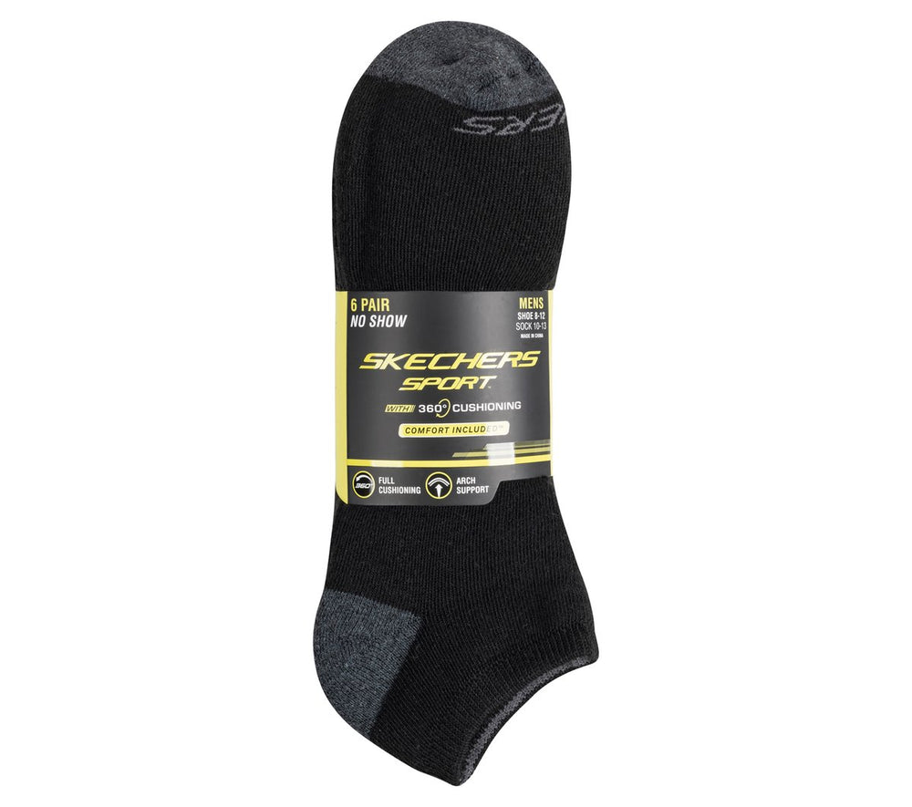 Skechers 6 Pack Walking Low Cut Socks