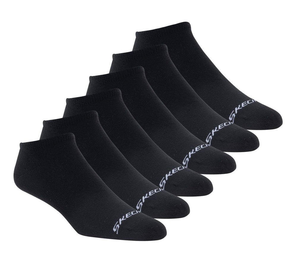 Skechers 6 Pack Men's Cotton No Show Socks