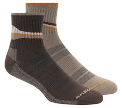 Skechers 2 Pack Men's Quarter Trail Socks