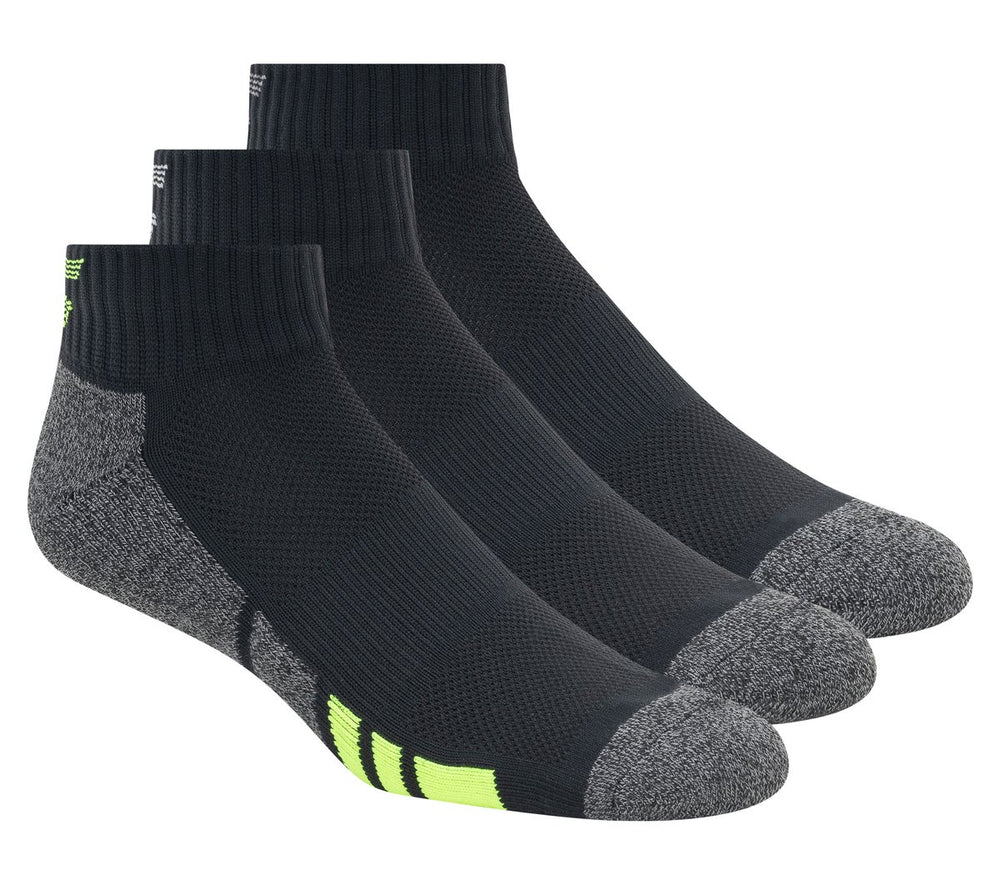 Skechers 3 Pack Men's Half Terry Quarter Crew Socks