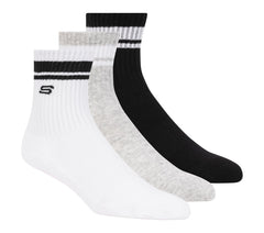 Skechers 3 Pack Boys' Crew Socks