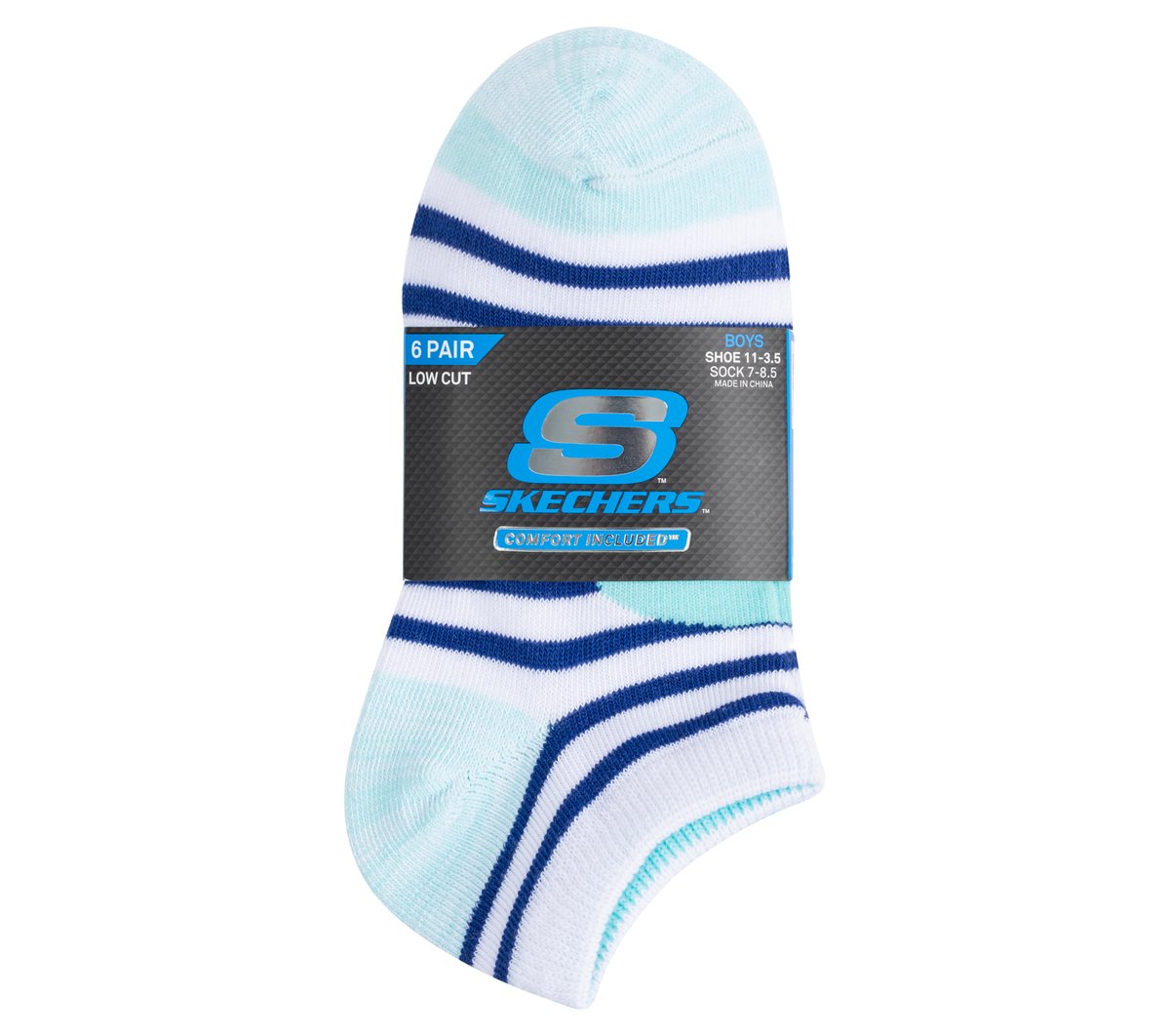 Skechers Lowcut Emoticon Socks - 6 Pack
