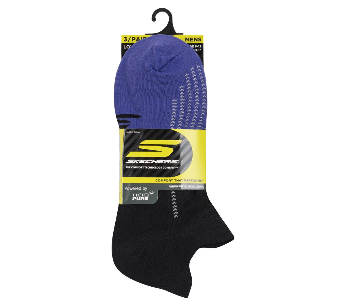 Skechers 3 Pack Men's Performance Low Cut Socks