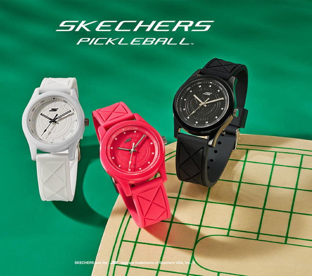 Skechers Pickleball Dial Quilt Watch