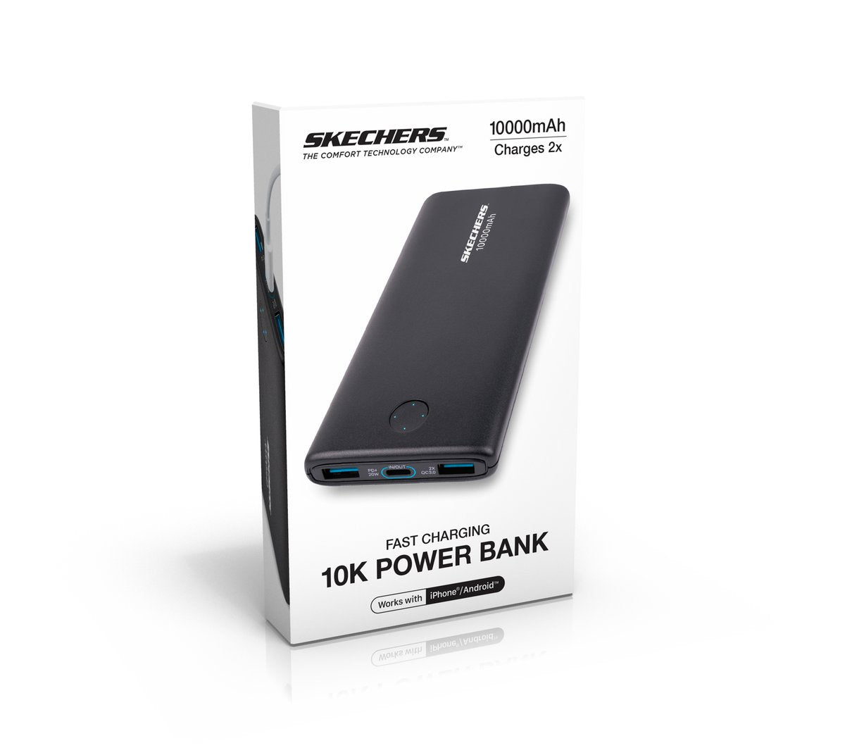 Skechers 10k 20W USB-C Portable Power Bank Charger