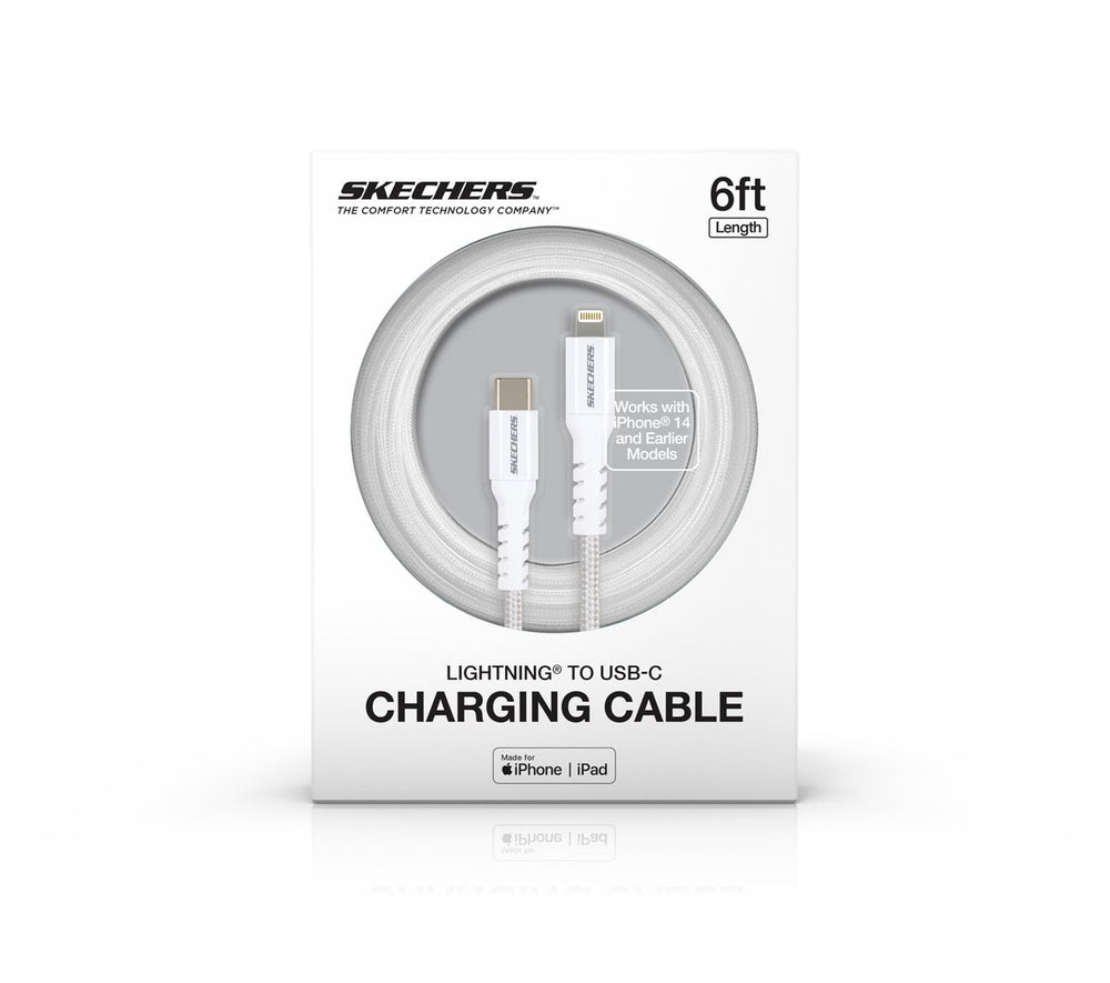 Skechers Lightning to USB-C Charging Cable