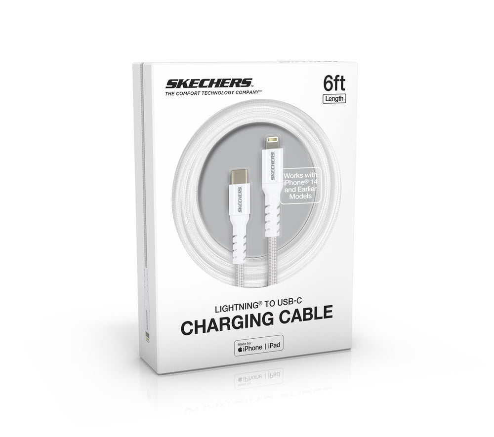 Skechers Lightning to USB-C Charging Cable