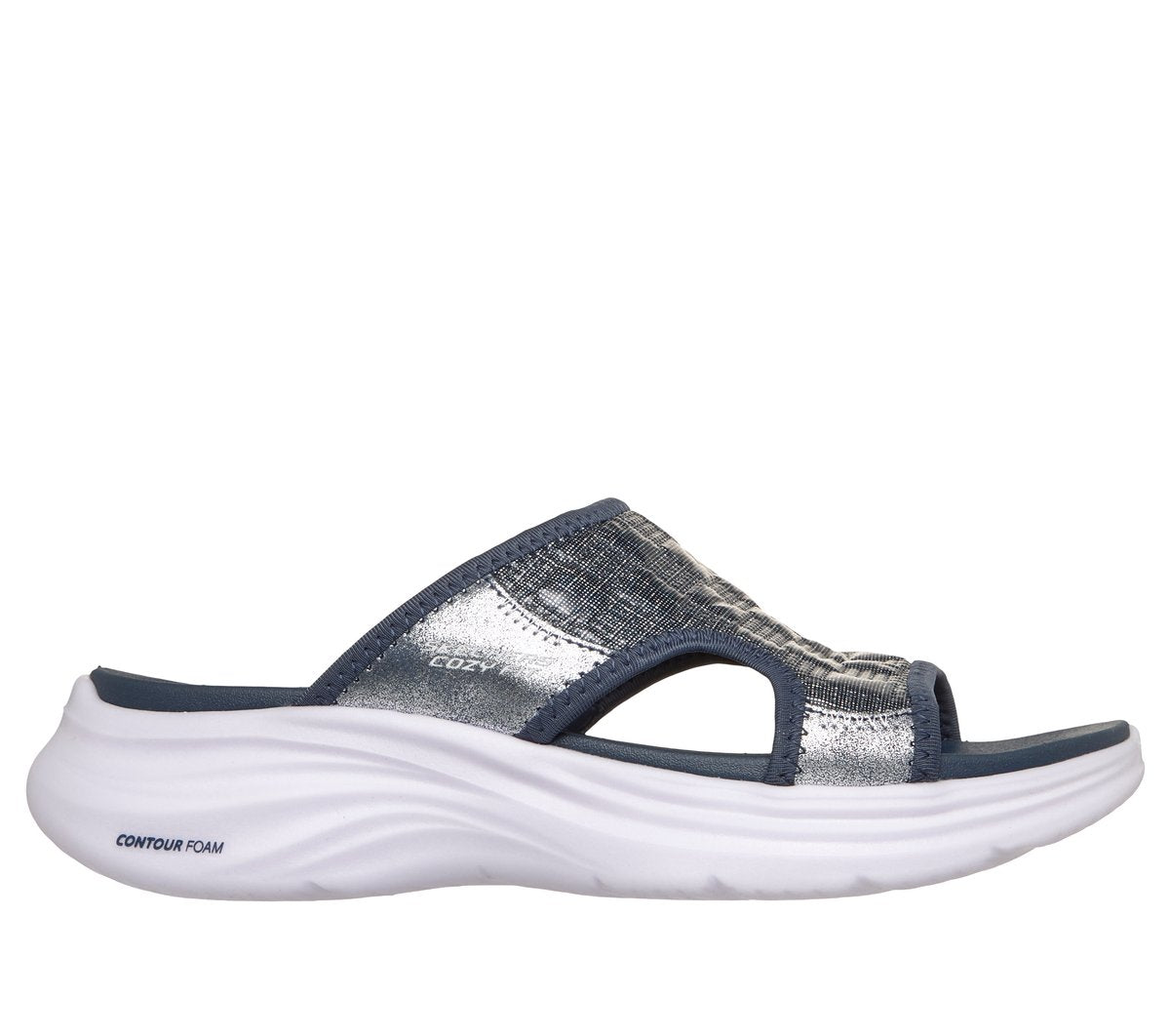 NAVY / SILVER,6.0,Medium